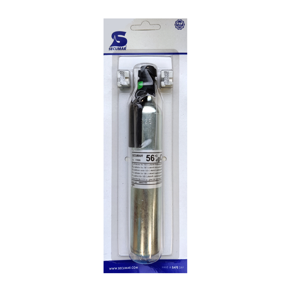 Secumar 56 gr. co2 dock-patroon met bajonet en pill-box 2 foto 1