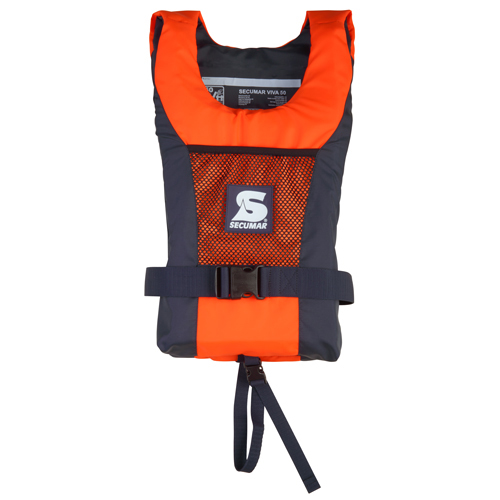 Secumar peddelsport zwemvest vivo 50 blauw/oranje foto 1