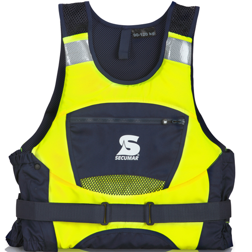Secumar peddelsport zwemvest jump pro geel/blauw foto 1