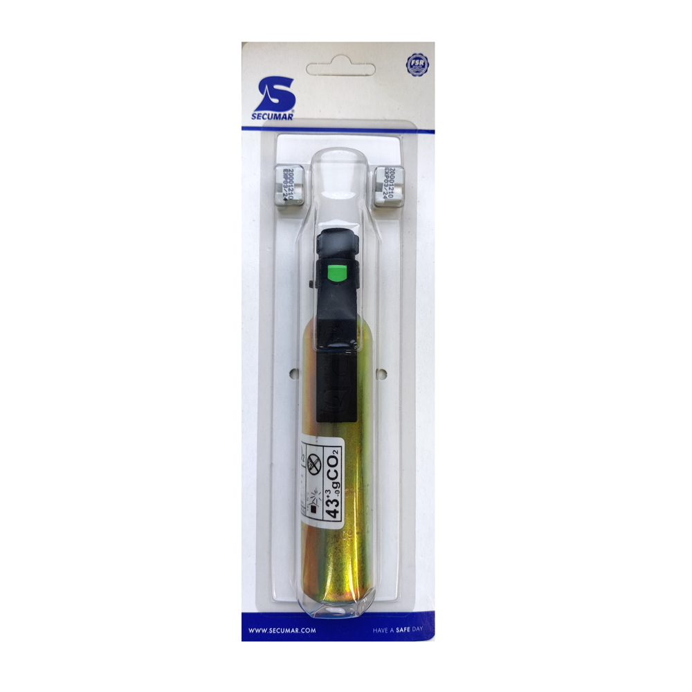 Secumar 43 gr. co2 dock-patroon met bajonet en pill-box 2 foto 1