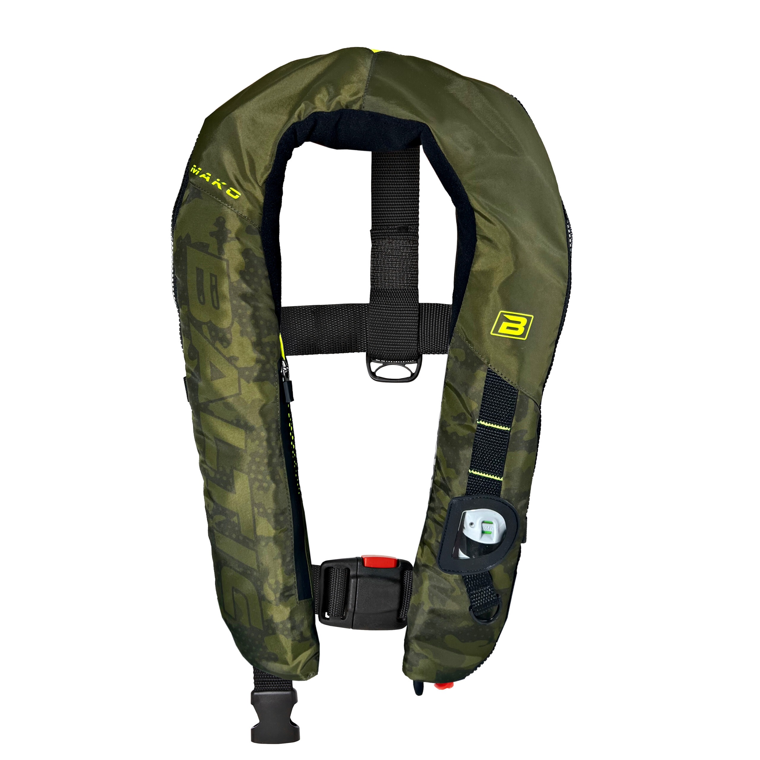 Baltic Mako 165N automatisch reddingsvest groen foto 1