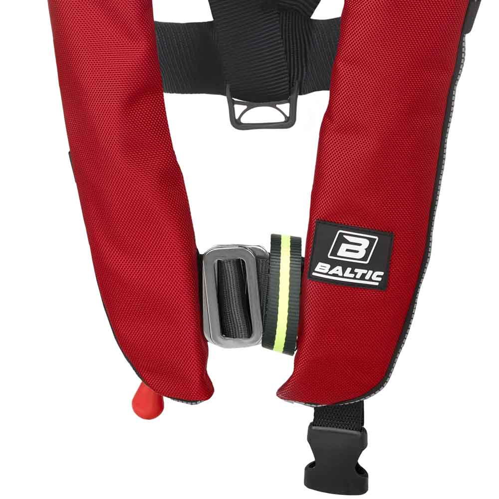 Winner 165N automatisch reddingsvest met harnas rood