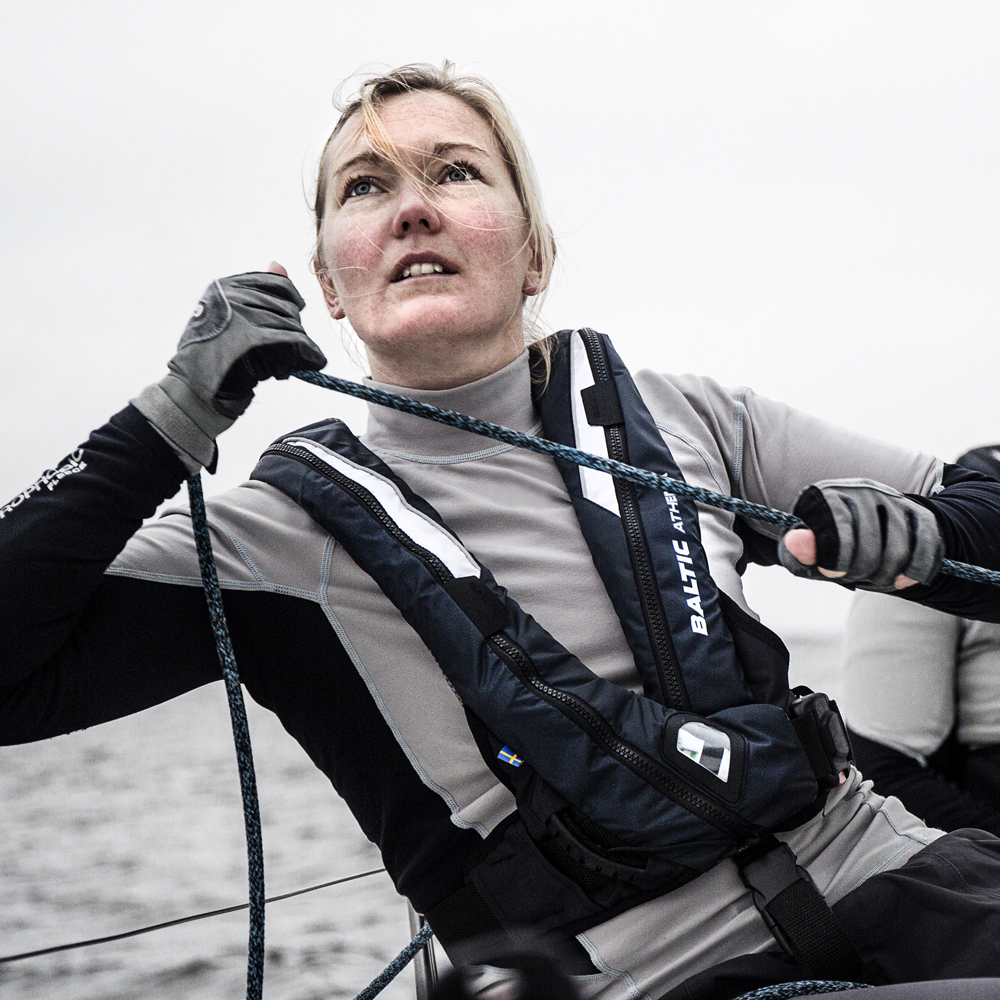 Baltic Athena 165N automatisch reddingsvest met harnas blauw 2