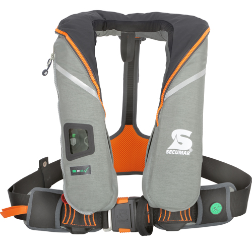 Secumar reddingsvest survival 220N grijs/oranje foto 1