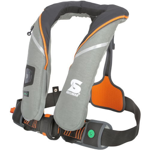 Secumar reddingsvest survival 220N grijs/oranje 3