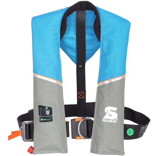 Secumar reddingsvest ultra 170N harnas hawaiian ocean/oranje foto 1