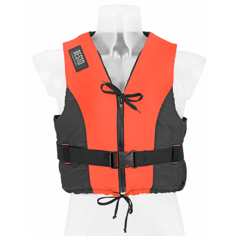 Besto Dinghy 50N zwemvest oranje/zwart foto 1