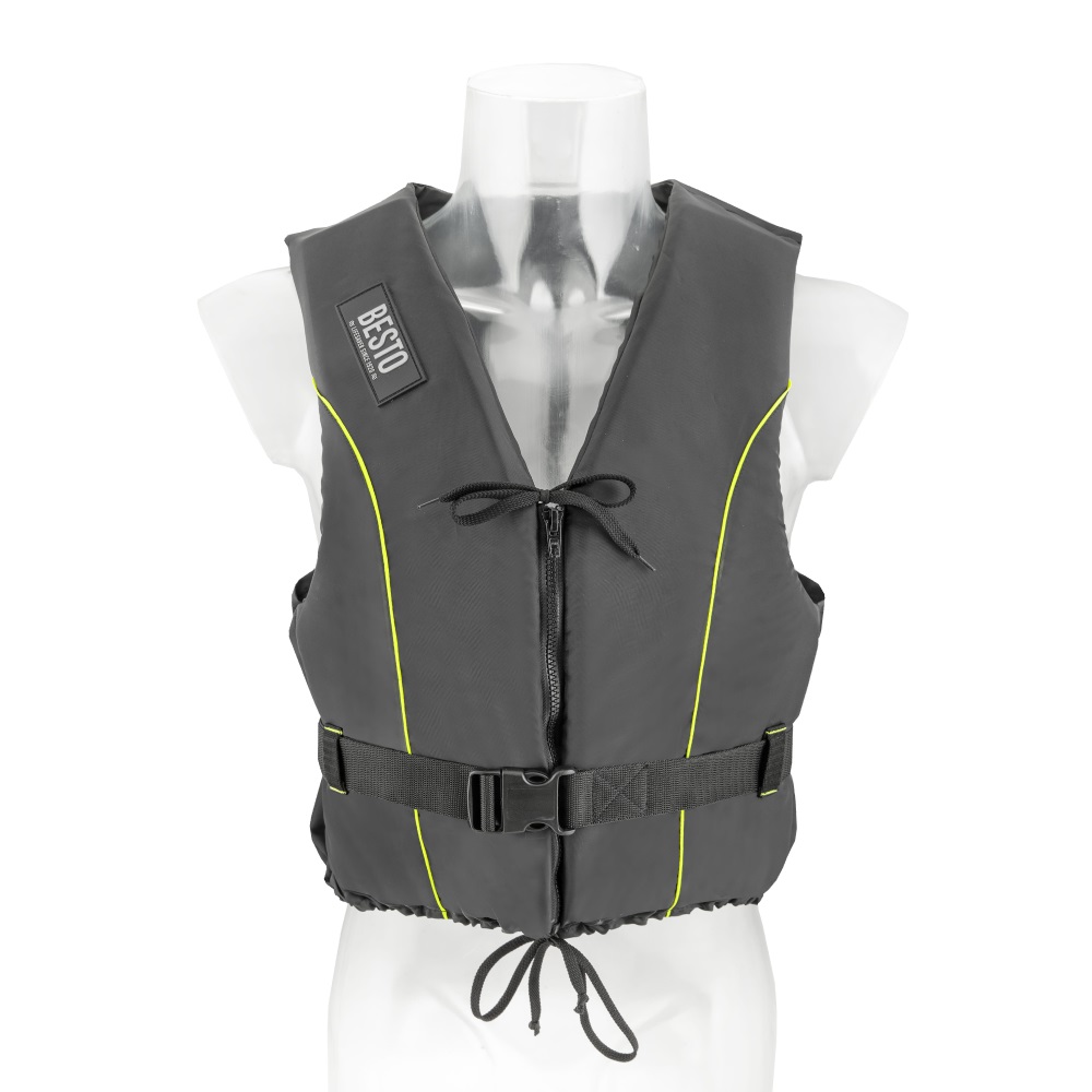 Besto Dinghy Zipper zwart/geel 50N foto 1