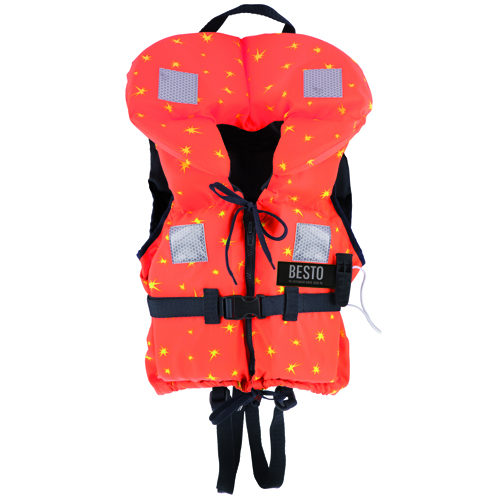 Besto deluxe kinderreddingsvest 100n 15-20kg oranje foto 1