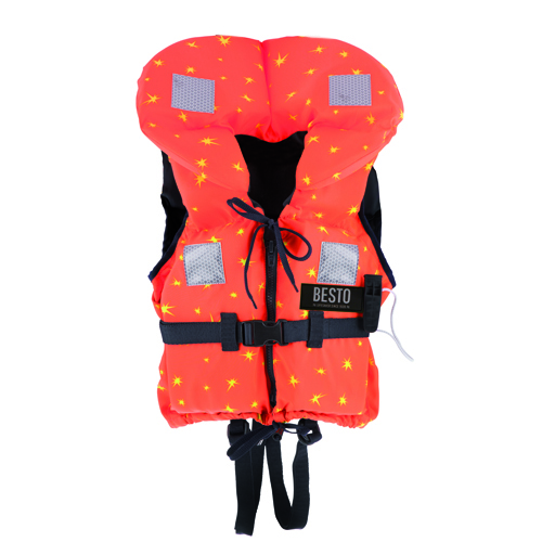 Besto deluxe kinderreddingsvest 100n 20-30kg oranje foto 1