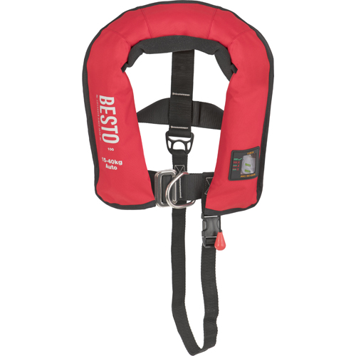 Pro automatisch reddingvest 15-40 kg junior rood