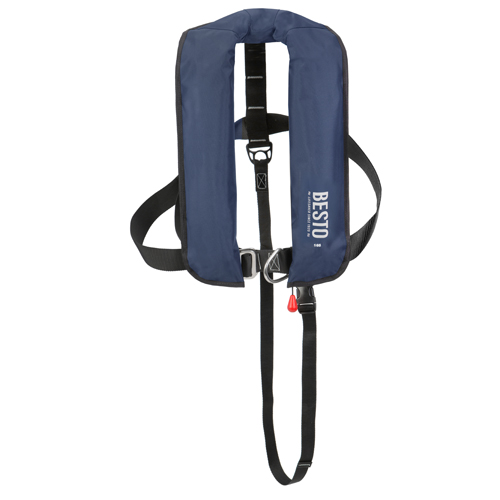 Besto automatisch reddingsvest 165N donkerblauw foto 1