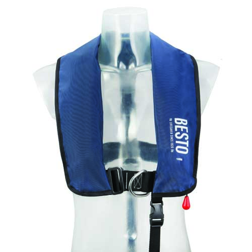 Besto automatisch reddingsvest 165N donkerblauw 2