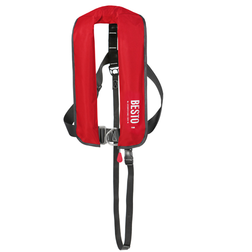 Besto automatisch reddingsvest 165N rood foto 1