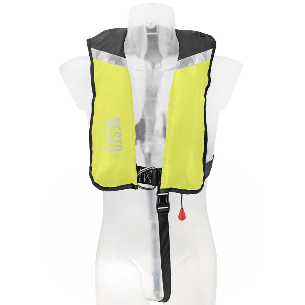 professioneel automatisch reddingsvest wipe clean geel 300n (p.o.a)