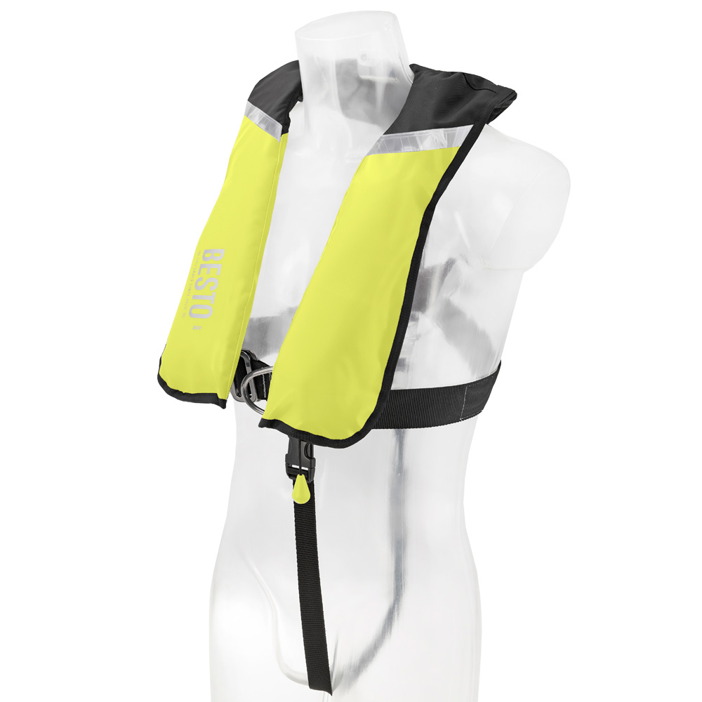 professioneel automatisch reddingsvest wipe clean geel 300n (p.o.a)