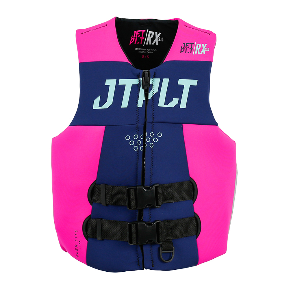 RX neopreen dames zwemvest navy/roze