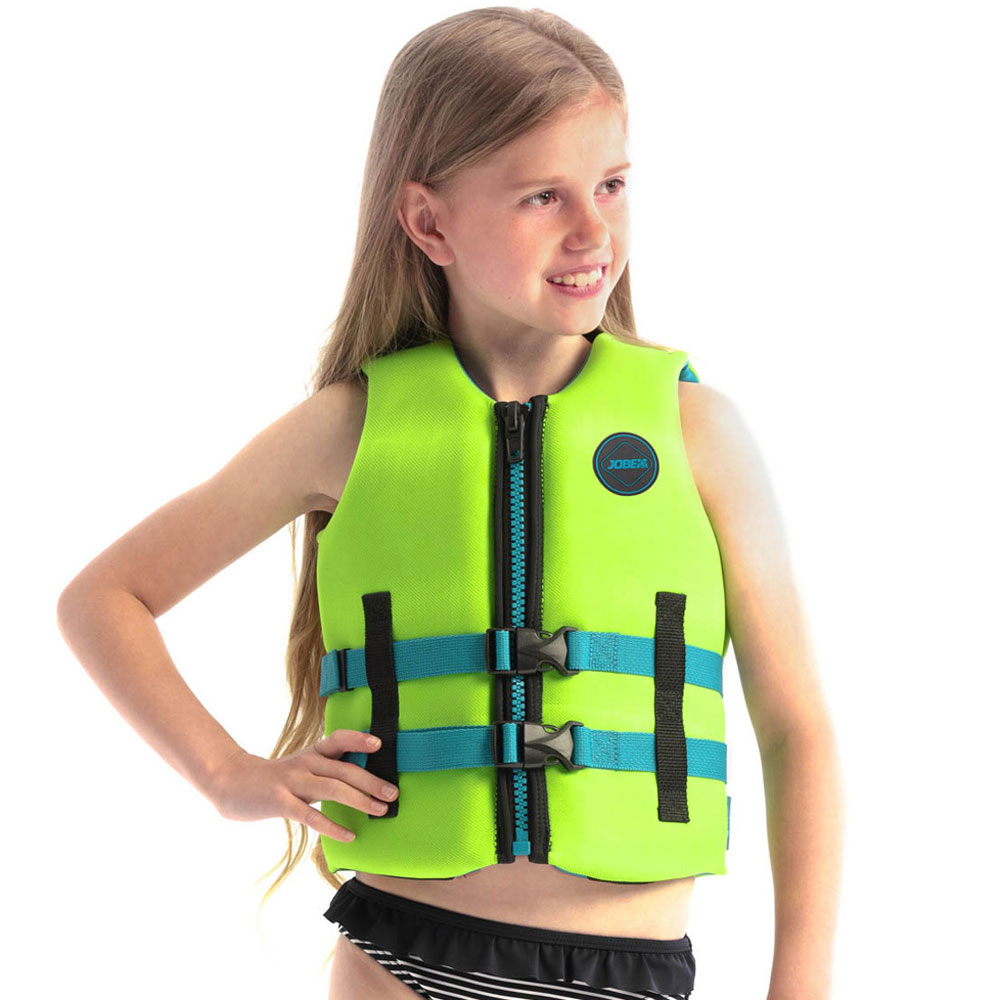 Jobe neopreen zwemvest kind lime groen foto 1