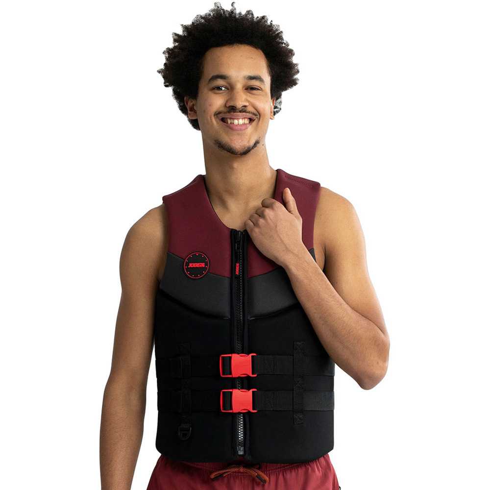Jobe neopreen zwemvest Burgundy rood heren foto 1