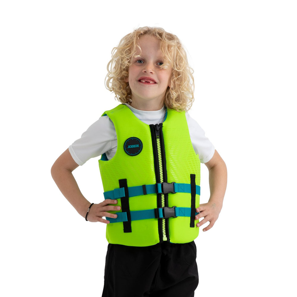 Jobe neopreen zwemvest kind lime groen foto 1