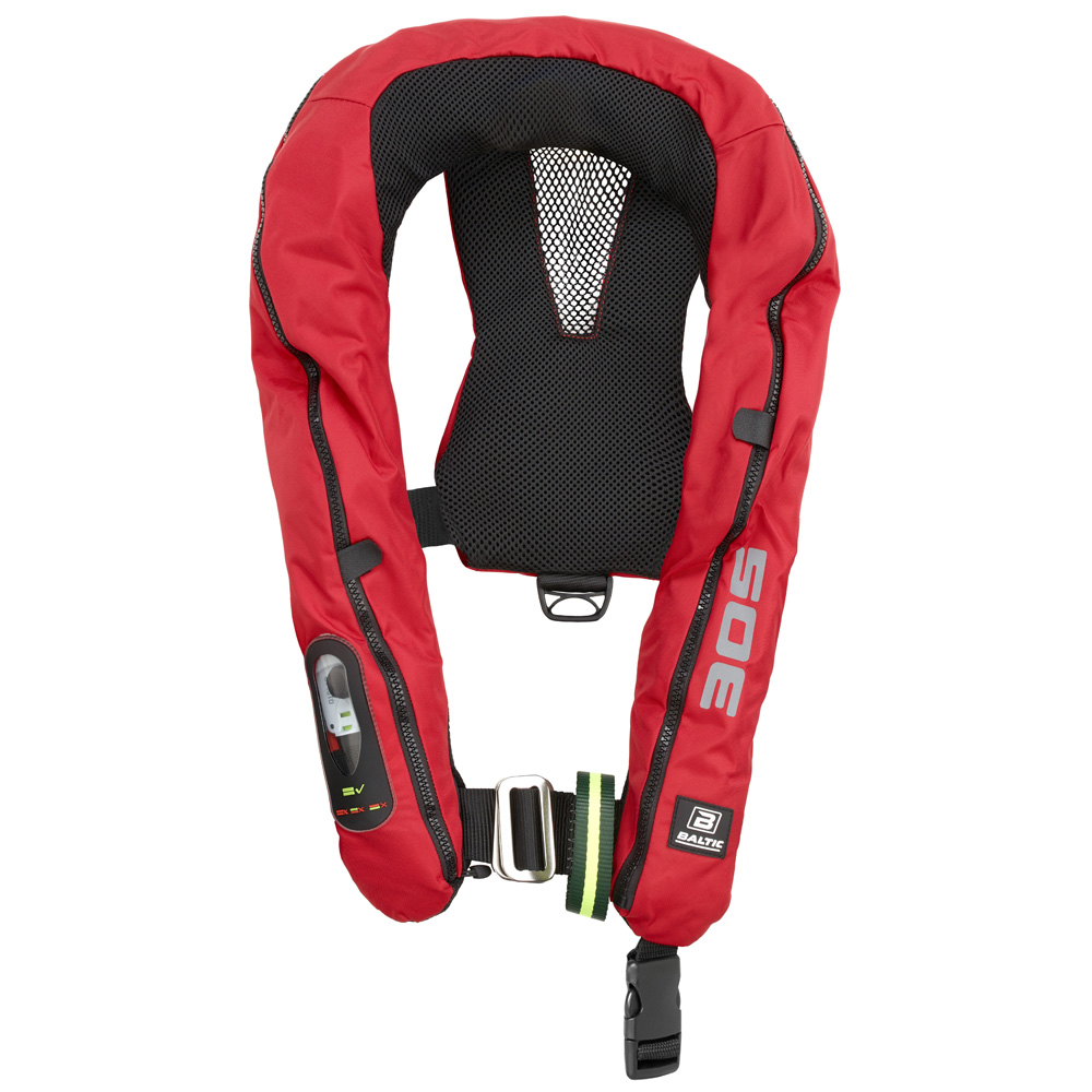 Baltic Legend 305N automatisch reddingsvest met harnas rood foto 1