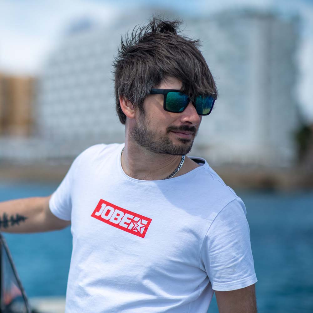 dim drijvende zonnebril zwart groen