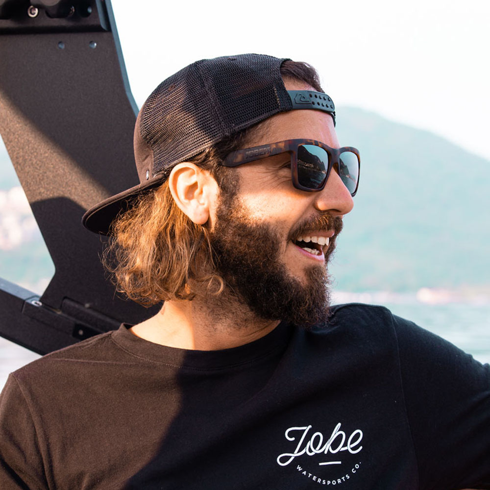 dim drijvende zonnebril bruin grijs