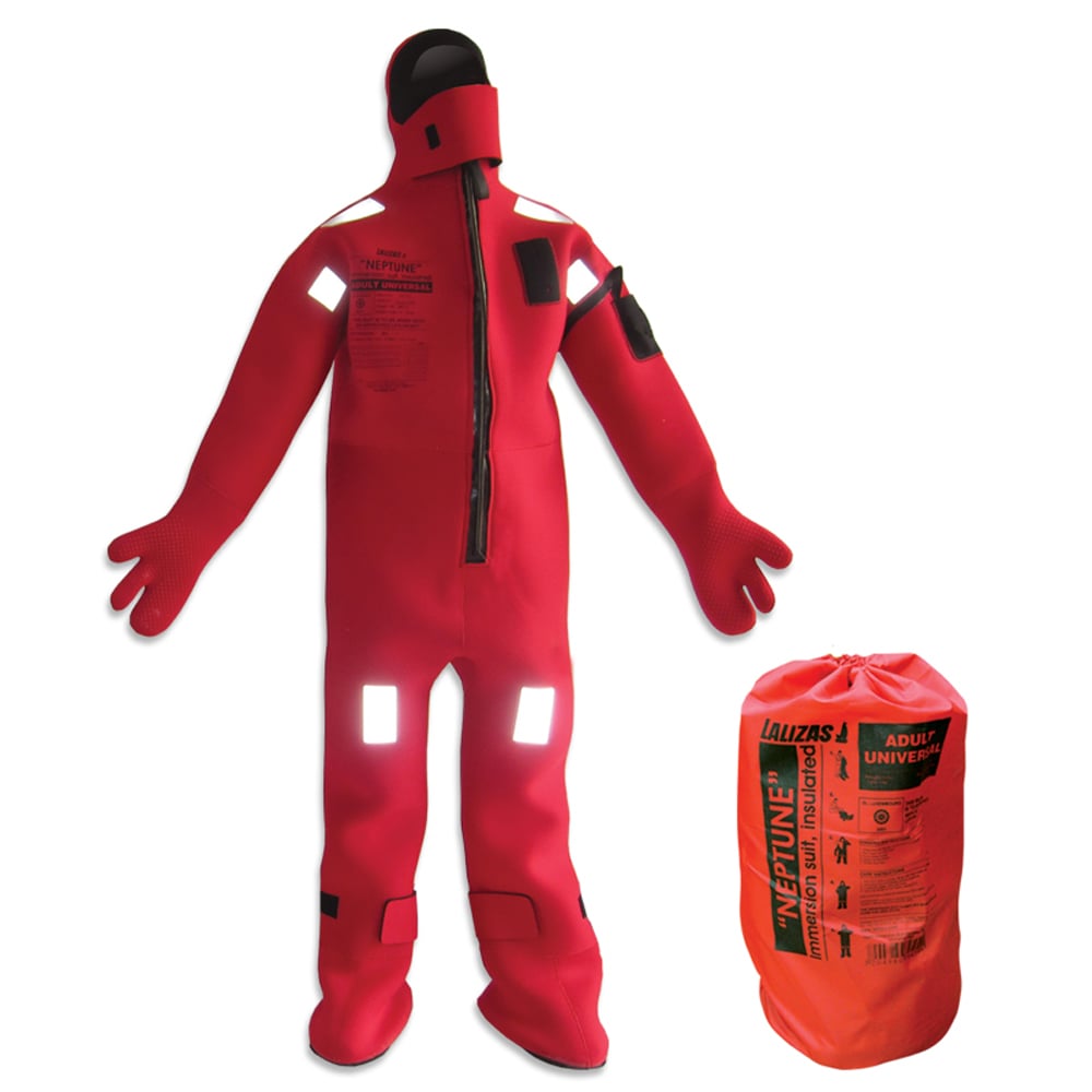 Lalizas Neptune overlevingspak SOLAS met neopreen handschoenen foto 1