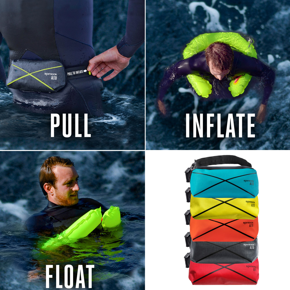 Spinlock Alto handmatig zwemvest in heupgordel zwart 12
