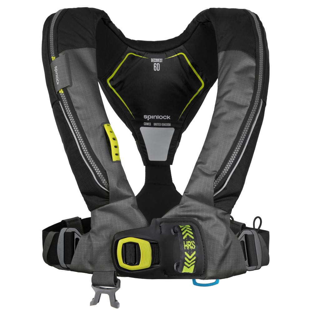 Spinlock Deckvest 6D 170N, steenkool grijs, quick release foto 1