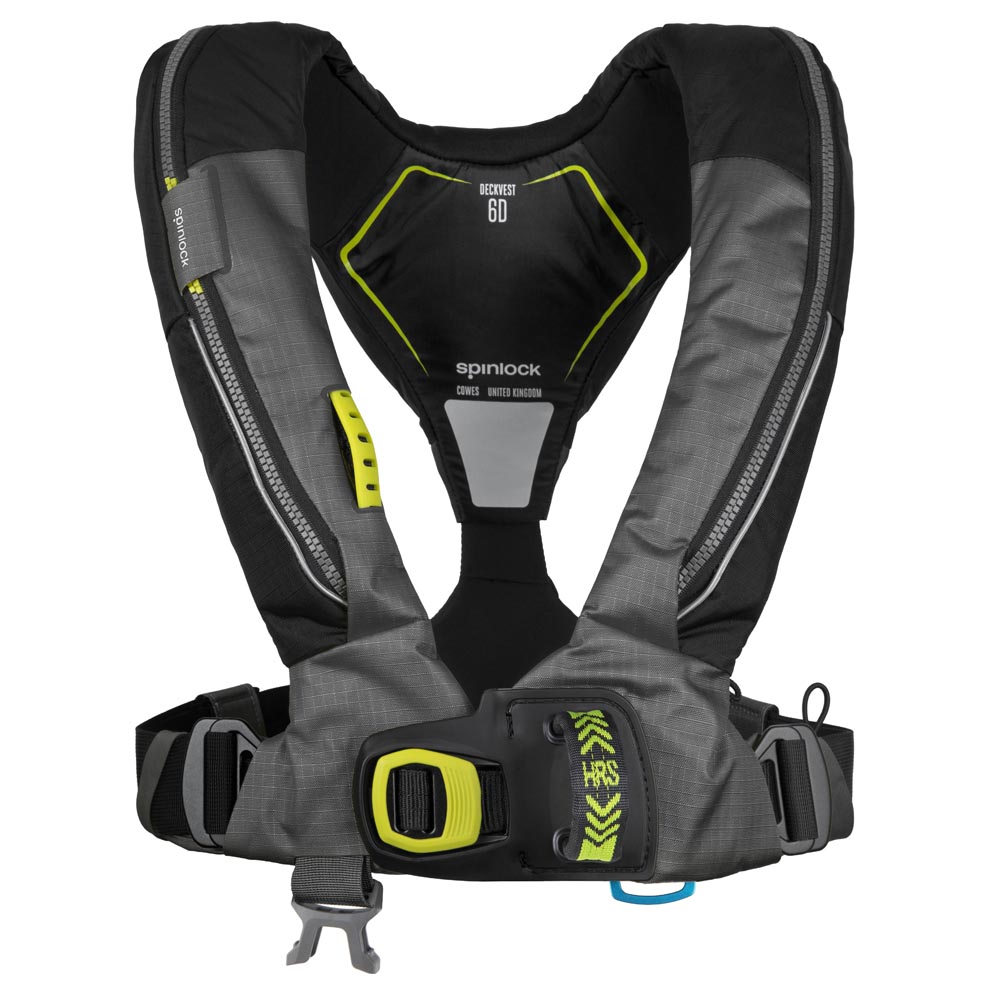 Spinlock Deckvest 6D 275N, steenkool grijs, quick release foto 1