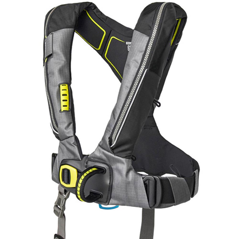 Spinlock Deckvest 6D 275N, steenkool grijs, quick release 2