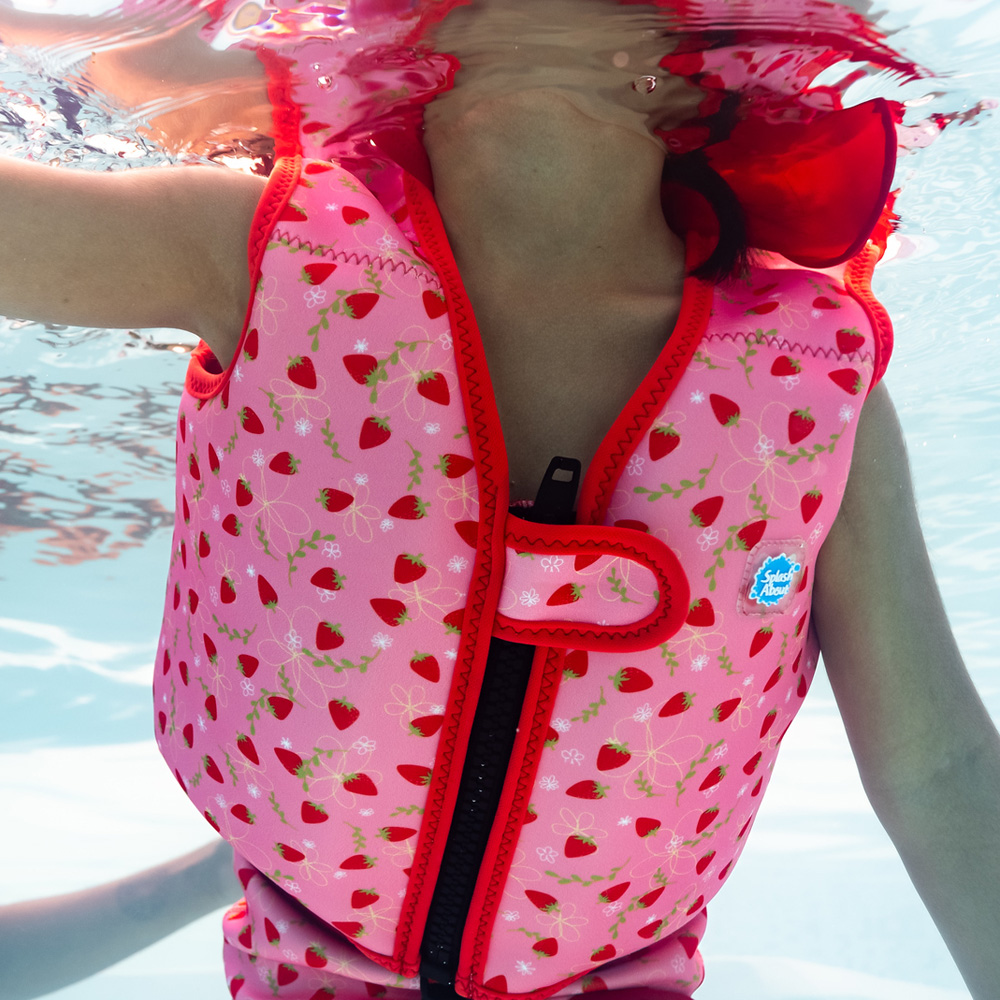 Splash About go splash swim vest strawberry field 6