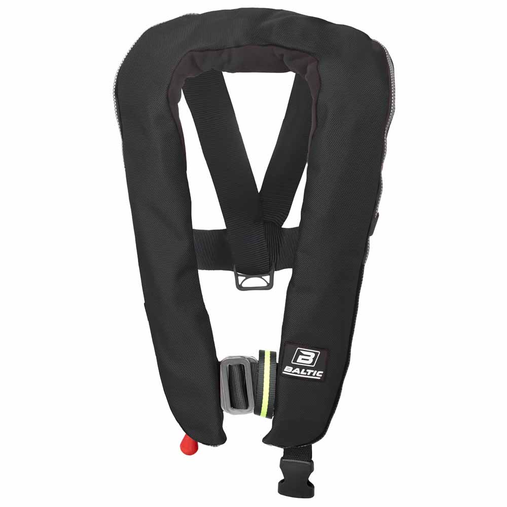 baltic Winner 165N automatisch reddingsvest met harnas zwart