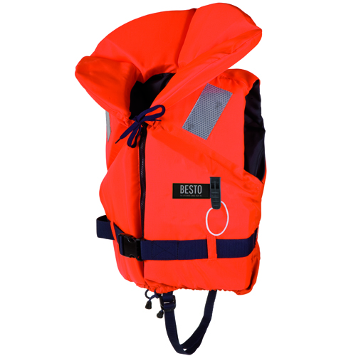 Besto deluxe kinderreddingsvest 100n 30-40kg oranje