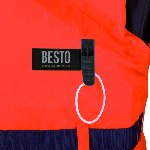 Besto deluxe kinderreddingsvest 100n 30-40kg oranje