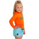 Jobe Rash Guard lange mouwen Kids Fire oranje